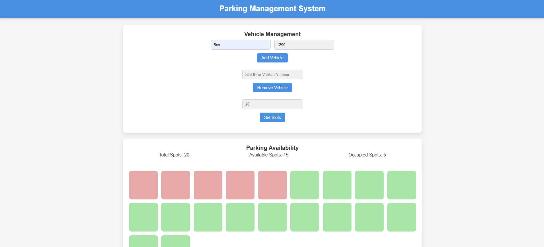 Parking Management System